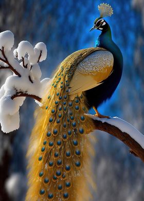 Magnificent peacock