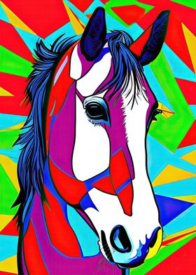 Pop Art Horse 08