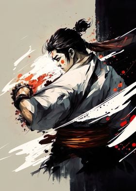 Anime Aikido Fighter Japan
