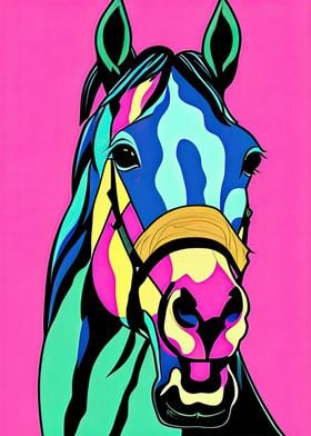 Pop Art Horse 04