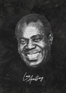 Louis Armstrong Portrait 