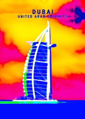 Dubai Burj Al Arab Poster