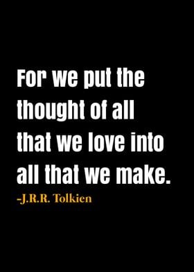 JRR Tolkien Quote 