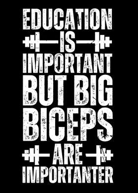 Big Biceps Importanter Gym