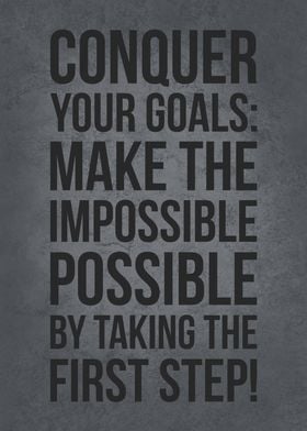 Conquer Your Goals