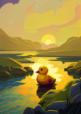 Yellow Rubber Duck Nature