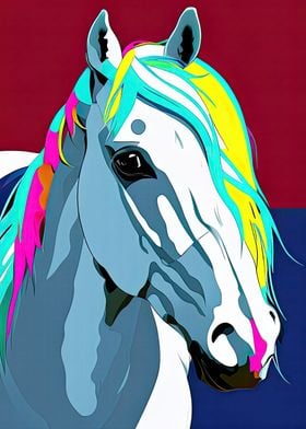 Pop Art Horse 02