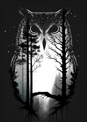 Owls Wisdom Nature Spirit