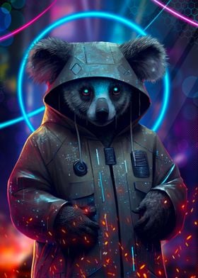 panda cyberpunk