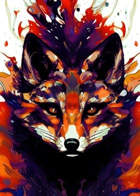 Fox Painting