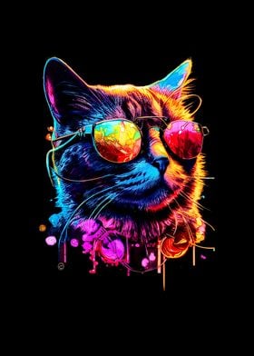 Cool Cat Sunglasses Kitty