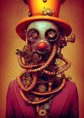 31 Steampunk Evil Clown