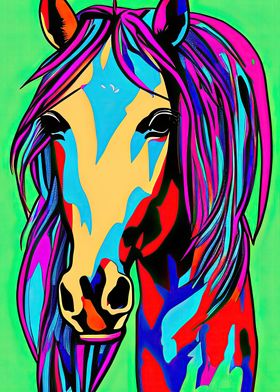 Pop Art Horse 07