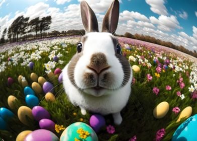 Easter Bunny Selfie