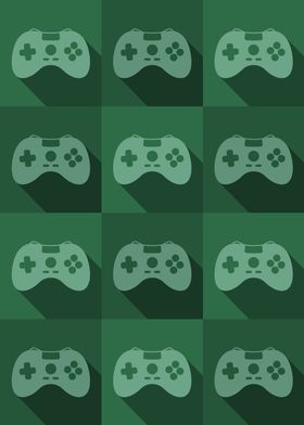 Gamer Controllers Green