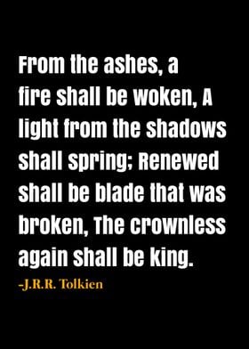 JRR Tolkien Quote 