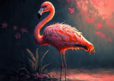 pink flamingo 