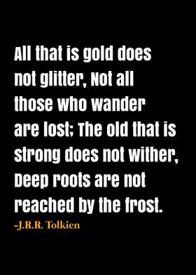 JRR Tolkien Quote 