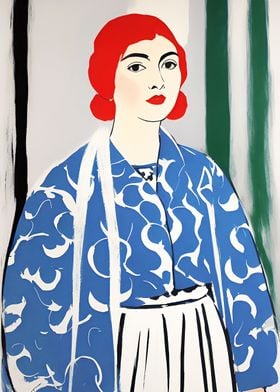 Fashionable Redhead Poster