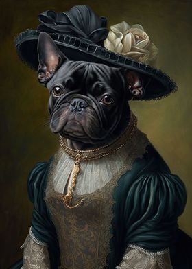 French Bulldog Lady