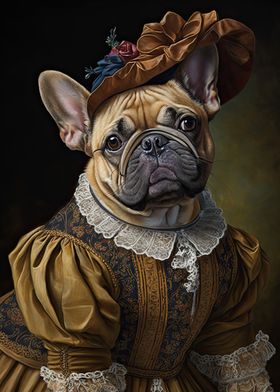 French Bulldog Lady