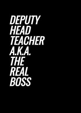 I am the deputy Head