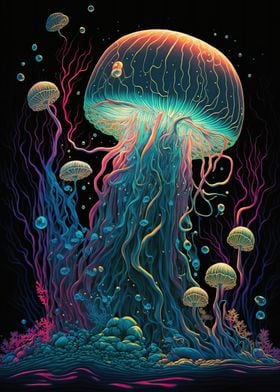 psychedelic mushroom fores