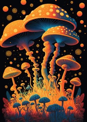 psychedelic mushroom fores