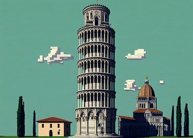 16bit Pisa Tower