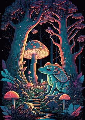 psychedelic mushroom fores