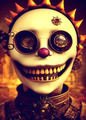 37 Steampunk Evil Clown