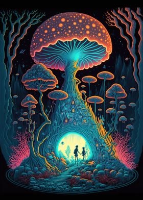 psychedelic mushroom fores