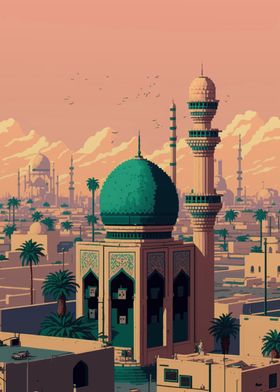 Baghdad Pixel Art