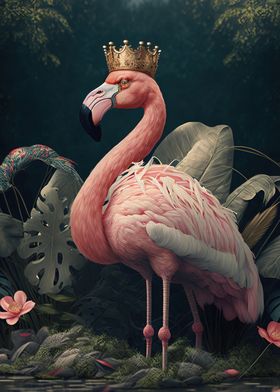 pink flamingo 