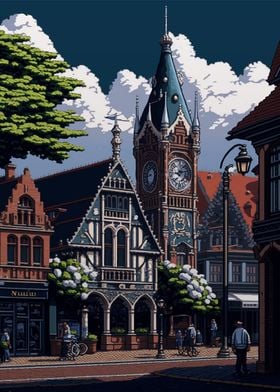 Recklinghausen Pixel Art