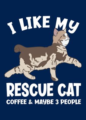 Rescue Cat Coffee 3 People