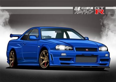 R34 SKYLINE GTR 