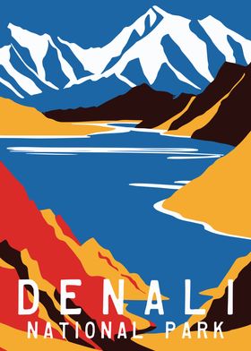 Denali National Park Print