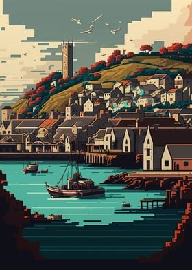 Cornwall Pixel Art