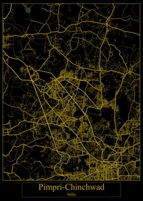 Pimpri Chinchwad India Map