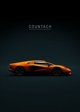Countach LPI 800 4 Orange