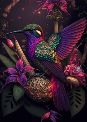 colorful Hummingbird