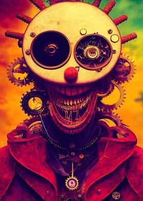 42 Steampunk Evil Clown