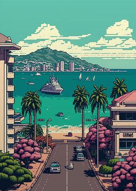 Noumea Pixel Art