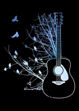 Birds Acoustic Guitar