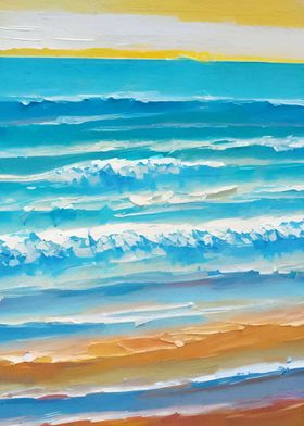 Ocean dance painting