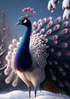 Magnificent peacock