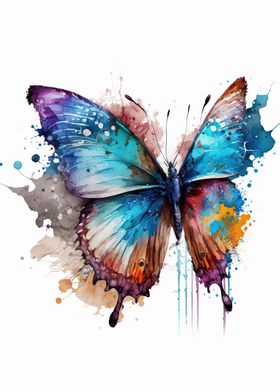 watercolor butterfly