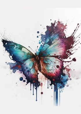 watercolor butterfly