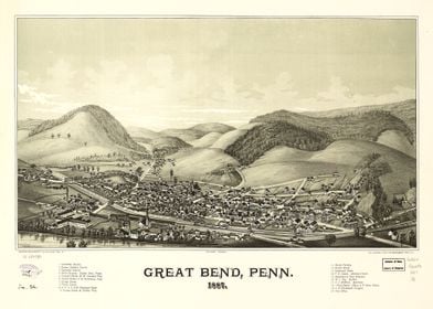 Great Bend PA 1887